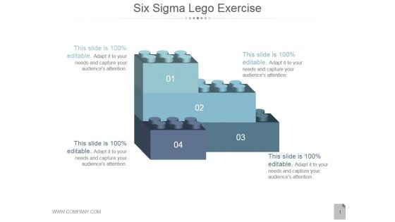 Six Sigma Lego Exercise Ppt PowerPoint Presentation Show
