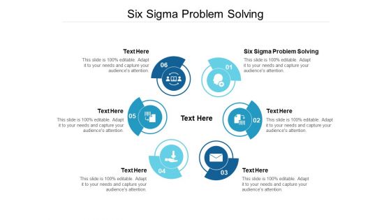 Six Sigma Problem Solving Ppt PowerPoint Presentation Visual Aids Professional Cpb