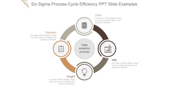 Six Sigma Process Cycle Efficiency Ppt PowerPoint Presentation Ideas