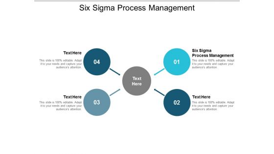 Six Sigma Process Management Ppt PowerPoint Presentation Infographic Template Guidelines Cpb