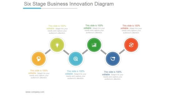 Six Stage Business Innovation Diagram Ppt PowerPoint Presentation Layout