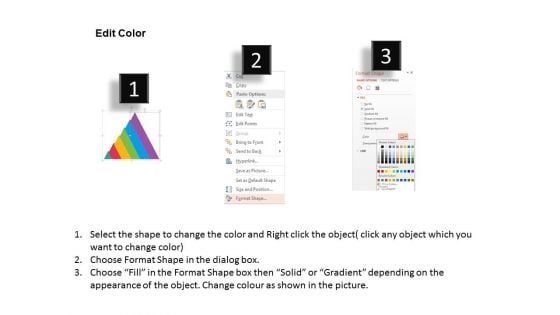 Six Stage Pyramid Diagram With Icons Powerpoint Templates