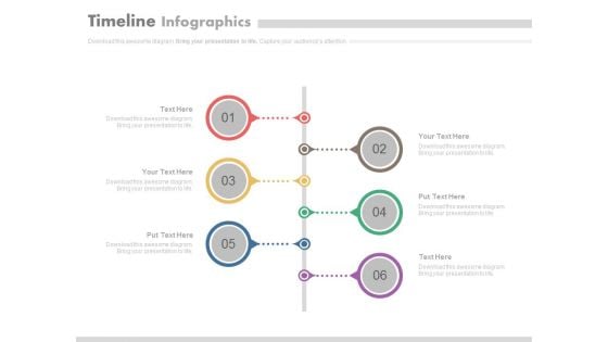 Six Staged Customer Journey Map Diagram Powerpoint Slides