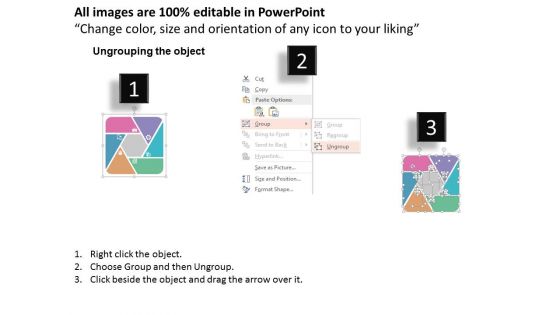 Six Staged Infographics Square With Business Icons Powerpoint Templates