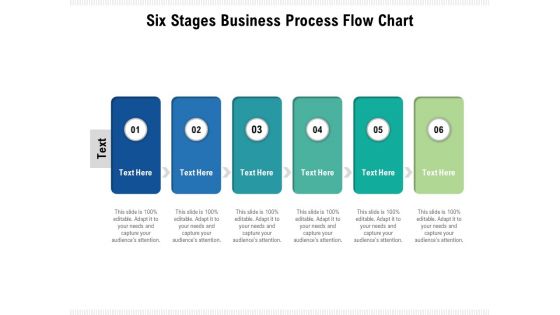 Six Stages Business Process Flow Chart Ppt PowerPoint Presentation File Inspiration PDF