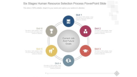 Six Stages Human Resource Selection Process Ppt PowerPoint Presentation Layout