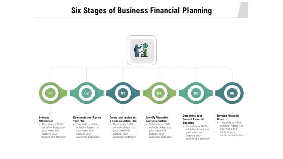 Six Stages Of Business Financial Planning Ppt PowerPoint Presentation Example 2015 PDF