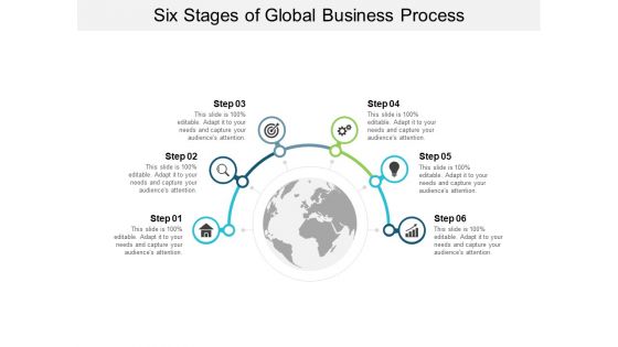 Six Stages Of Global Business Process Ppt PowerPoint Presentation Show Infographic Template