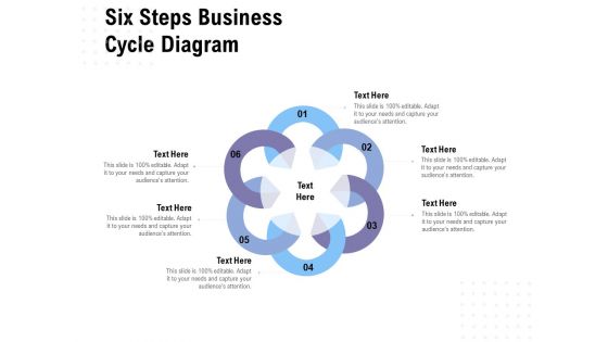 Six Steps Business Cycle Diagram Ppt PowerPoint Presentation Layouts File Formats