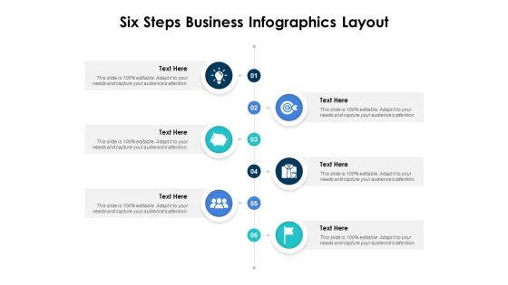 Six Steps Business Infographics Layout Ppt PowerPoint Presentation Styles Good