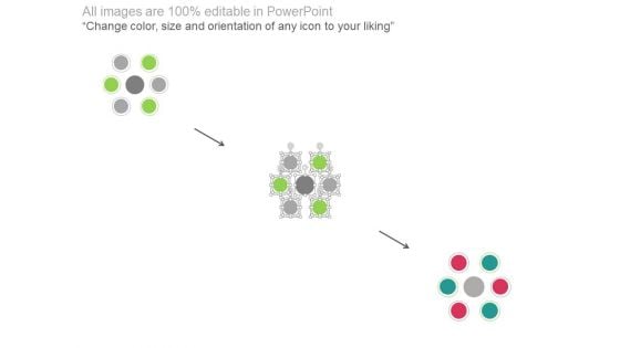 Six Steps Circular Chart With Icons Powerpoint Slides