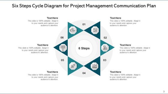 Six Steps Cycle Team Communication Ppt PowerPoint Presentation Complete Deck With Slides
