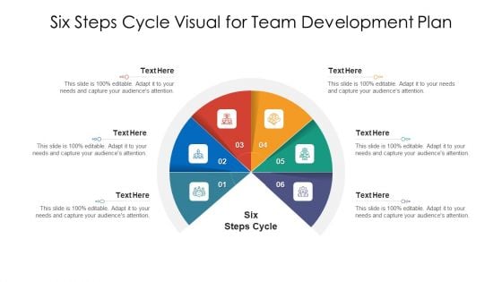 Six Steps Cycle Visual For Team Development Plan Ppt PowerPoint Presentation Icon Model PDF