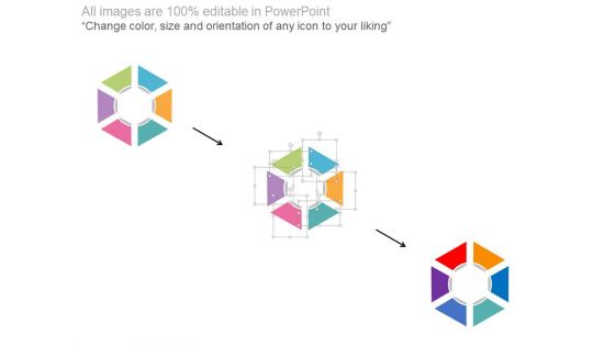 Six Steps Hexagon For Underlying Assumptions Powerpoint Template