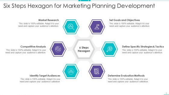 Six Steps Hexagon Ppt PowerPoint Presentation Complete With Slides