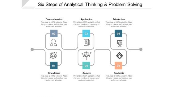 Six Steps Of Analytical Thinking And Problem Solving Ppt PowerPoint Presentation Portfolio Example