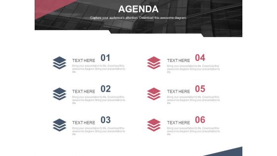 Six Steps Of Setting An Agenda Powerpoint Slides