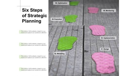 Six Steps Of Strategic Planning Ppt PowerPoint Presentation Inspiration Backgrounds