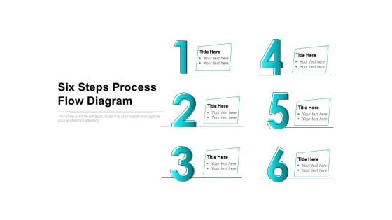 Six Steps Process Flow Diagram Ppt PowerPoint Presentation Infographic Template Example File