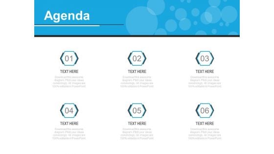 Six Steps To Prepare An Agenda Powerpoint Slides