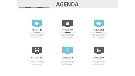 Six Steps To Setting An Agenda Powerpoint Slides