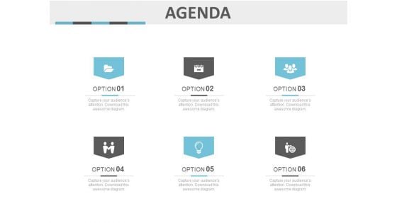 Six Steps To Setting An Agenda Powerpoint Slides