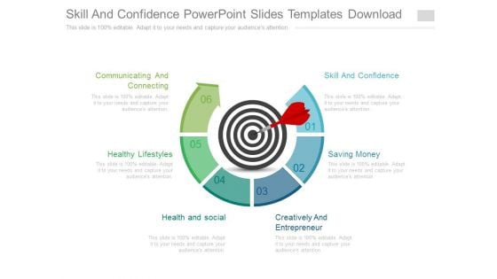 Skill And Confidence Powerpoint Slides Templates Download