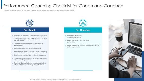 Skill Development Training To Strengthen Employee Performance Performance Coaching Checklist Designs PDF Skill Development Training To Strengthen Employee Performance Performance Coaching Checklist Designs PDF