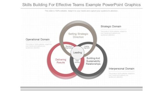 Skills Building For Effective Teams Example Powerpoint Graphics