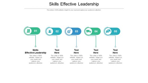 Skills Effective Leadership Ppt PowerPoint Presentation Slides Portrait Cpb