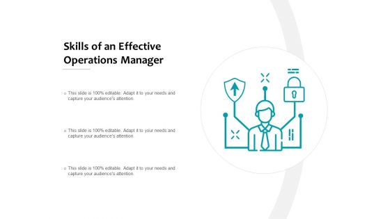 Skills Of An Effective Operations Manager Ppt PowerPoint Presentation Portfolio Example