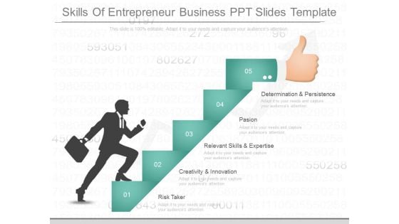 Skills Of Entrepreneur Business Ppt Slides Template