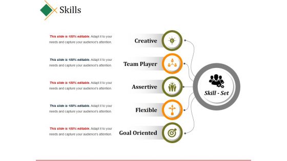 Skills Ppt PowerPoint Presentation Icon Visuals