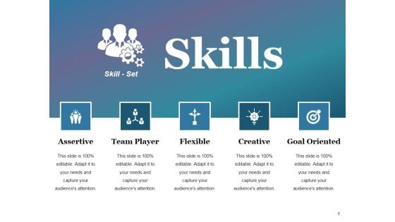 Skills Ppt PowerPoint Presentation Portfolio Icons