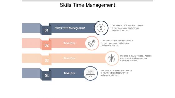 Skills Time Management Ppt PowerPoint Presentation Icon Gridlines Cpb