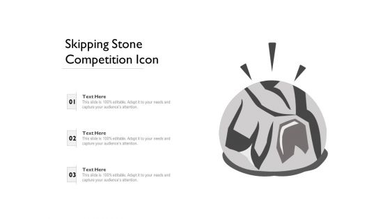 Skipping Stone Competition Icon Ppt PowerPoint Presentation File Designs PDF