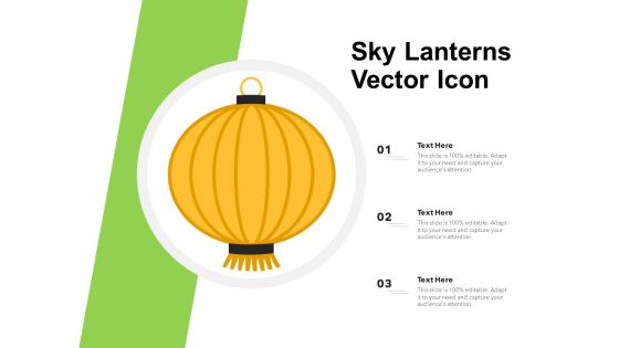 Sky Lanterns Vector Icon Ppt PowerPoint Presentation File Master Slide PDF