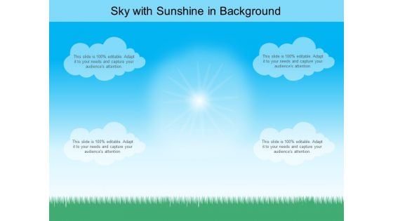 Sky With Sunshine In Background Ppt PowerPoint Presentation Professional Grid