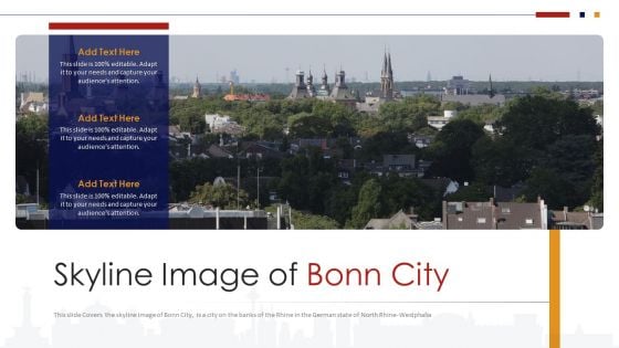 Skyline Image Of Bonn City PowerPoint Presentation PPT Template PDF