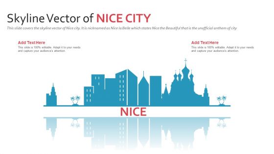 Skyline Vector Of Nice City PowerPoint Presentation Ppt Template PDF