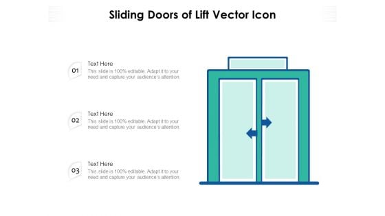 Sliding Doors Of Lift Vector Icon Ppt PowerPoint Presentation File Graphics Example PDF