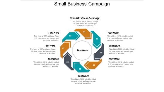Small Business Campaign Ppt PowerPoint Presentation Infographic Template Background Cpb