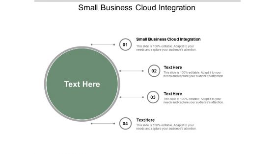 Small Business Cloud Integration Ppt PowerPoint Presentation Gallery Design Ideas Cpb