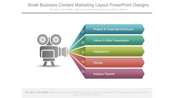 Small Business Content Marketing Layout Powerpoint Designs