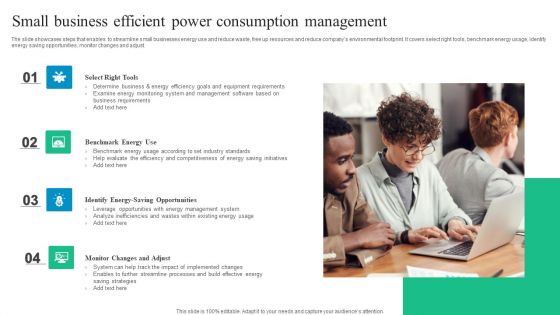 Small Business Efficient Power Consumption Management Template PDF