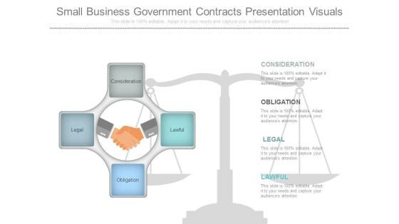 Small Business Government Contracts Presentation Visuals