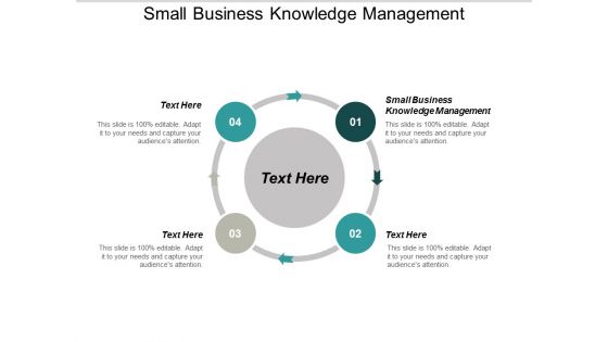 Small Business Knowledge Management Ppt PowerPoint Presentation Icon Design Templates Cpb