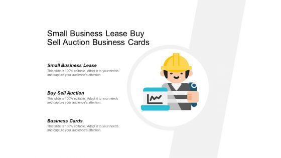 Small Business Lease Buy Sell Auction Business Cards Ppt PowerPoint Presentation Infographics Portrait