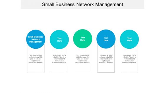 Small Business Network Management Ppt PowerPoint Presentation Pictures Microsoft Cpb
