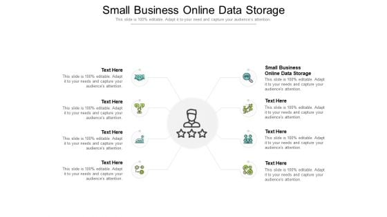 Small Business Online Data Storage Ppt PowerPoint Presentation Pictures Influencers Cpb Pdf